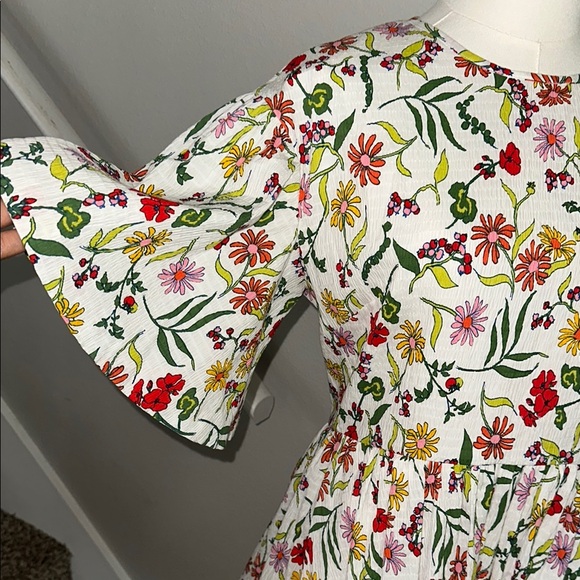 Kate spade Rooftop Garden Floral dress w/ pockets Sz 10 excellent condition - Picture 6 of 7